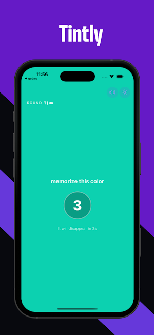 Tintly – Color Memory Game Screenshot 1