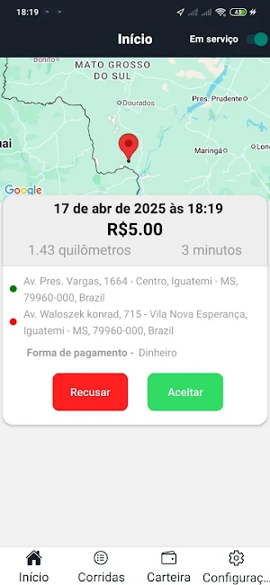 Águia App Mobilidade Screenshot 1