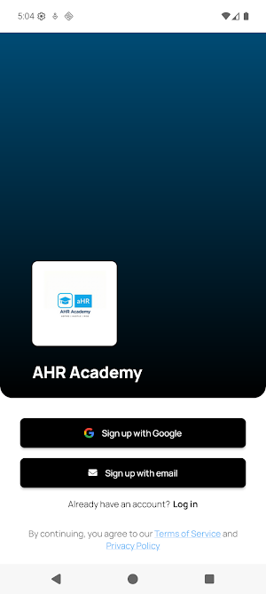 AHR Academy Screenshot 0