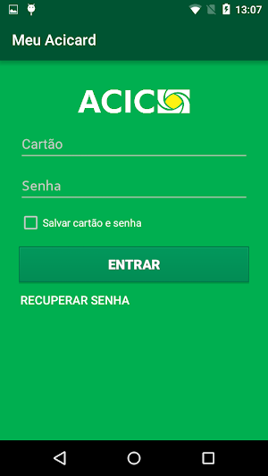Meu Acicard Screenshot 1