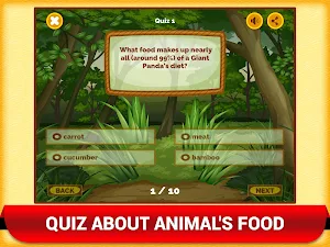 Wild Animal Quiz Game For Kids Screenshot 3