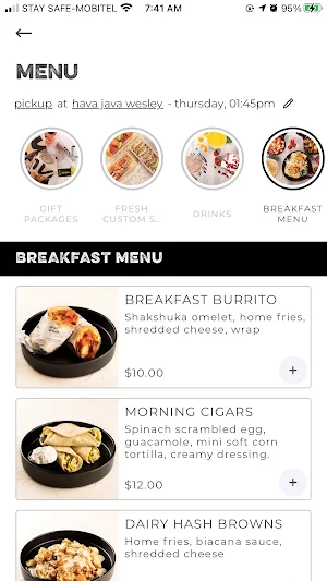 Hava Java Kosher Screenshot 2