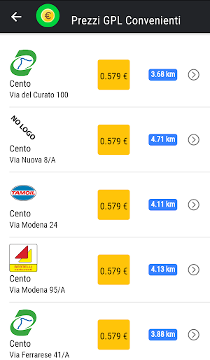 Cerca Gas Auto Screenshot 3