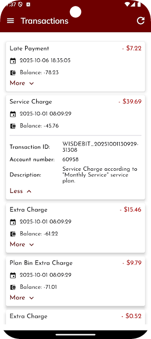 Adams Sanitation Customer App Screenshot 3