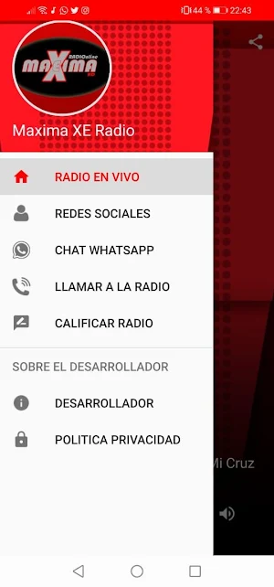 Maxima XE Radio Screenshot 1