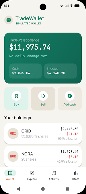 TradeWallet Screenshot 0