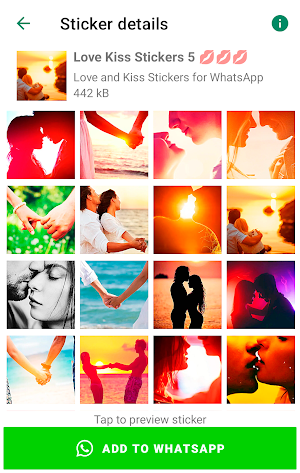 Love Kiss Sticker for WhatsApp Screenshot 1