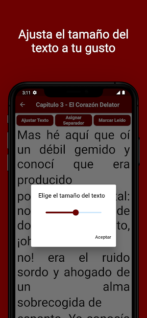 El Corazón Delator - Cuento Screenshot 3