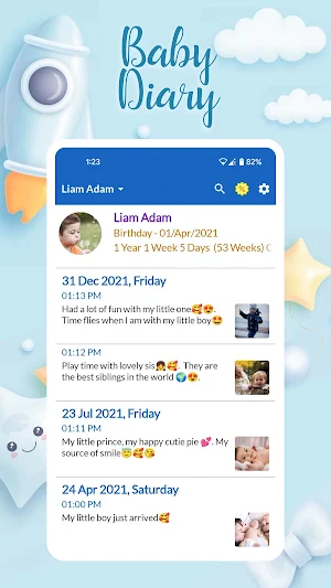 Dreams: My Baby Tracker Diary Screenshot 0