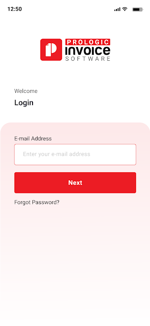 Prologic Invoice App Screenshot 1