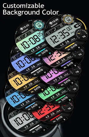 Smart Digital Watch Face Screenshot 3