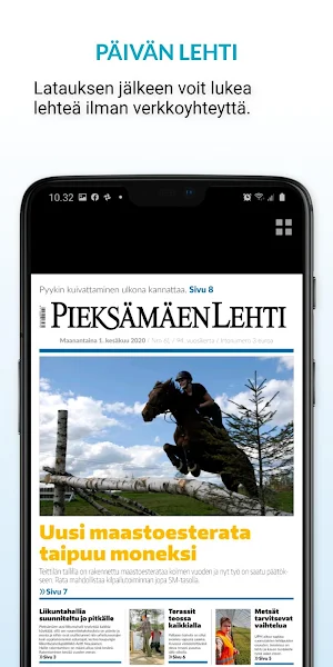 Pieksämäen Lehti Screenshot 2