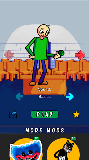 FNF Baldi Mod Test Screenshot 0