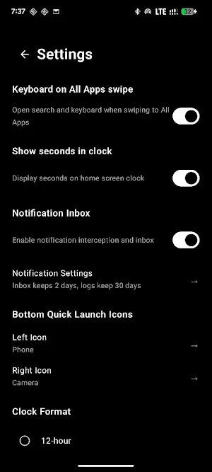 Minimalist Focus: Launcher Screenshot 0