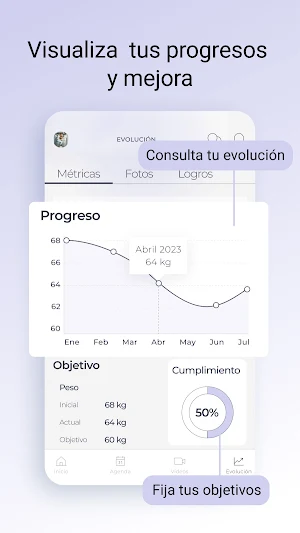 MariaAmdrFit Screenshot 2