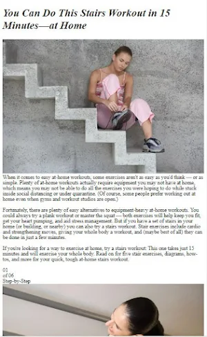 Climbing Stairs Exercises Tips Screenshot 1