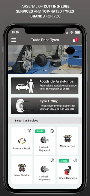 Trade Price Tyres Screenshot 2