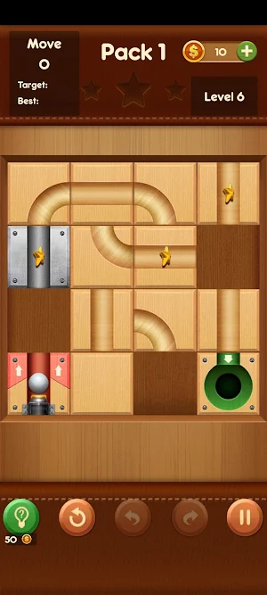 Floating Ball - Water Puzzle Screenshot 1