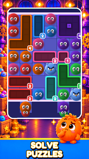 Pom Escape: Color Puzzle Screenshot 2