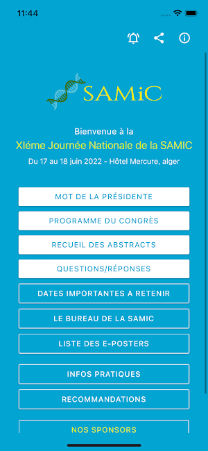 SAMIC 2022 Screenshot 0