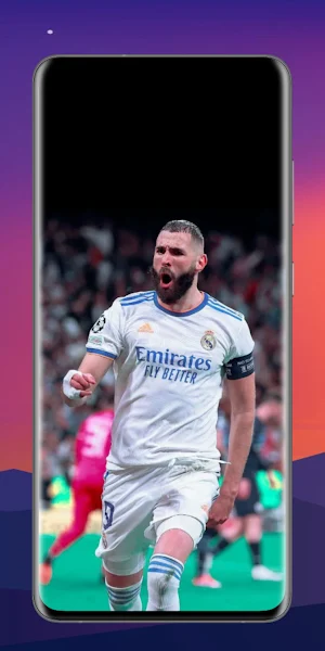 Karim Benzema 4K Wallpaper Screenshot 1