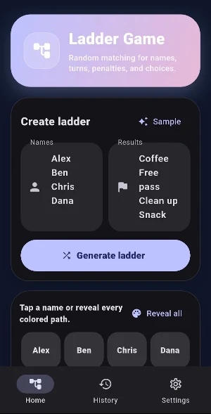 Ladder Game Random Picker Screenshot 0