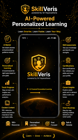 SkillVeris AI Learning Hub Screenshot 1