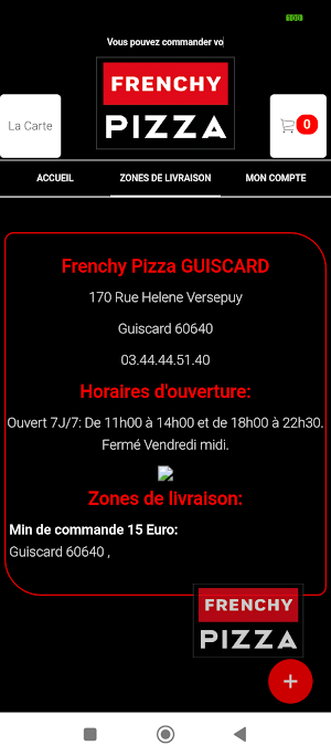 Frenchy Pizza GUISCARD Screenshot 3