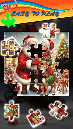 Santa Clause Jigsaw Puzzle App Screenshot 1