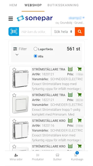 Sonepar Sverige Screenshot 2