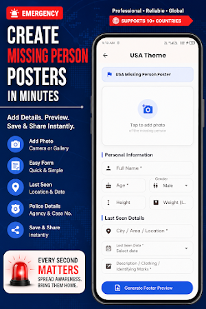 Missing Person Posters Screenshot 1