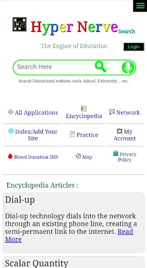 Hyper Nerve - Search Engine Screenshot 2