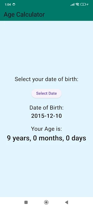 Age Calculator Screenshot 2