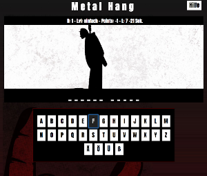 Metal Hangman Screenshot 2