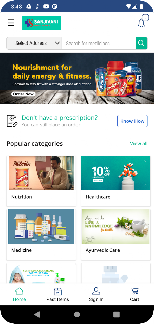 Sanjivani Medicals Screenshot 1