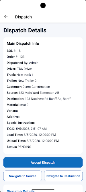 TDS Driver Screenshot 1