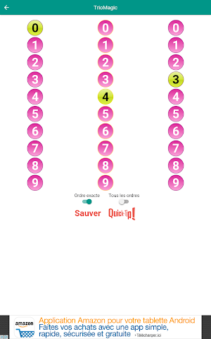 Swiss Lotto 3 (Switzerland Lotery/Euromillion) Screenshot 3