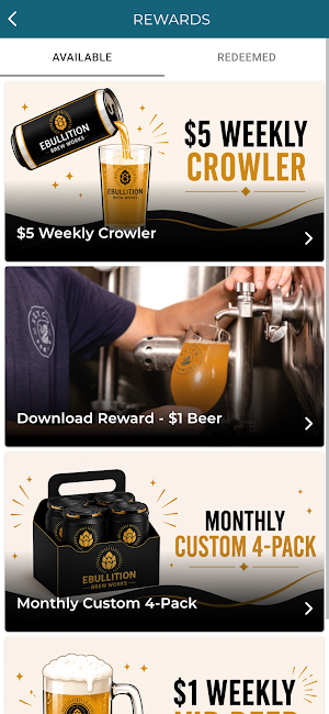 Ebullition Brew Works Screenshot 2