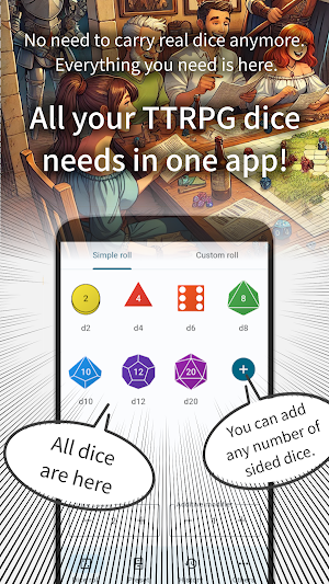 Saving Roll: TTRPG dice roller Screenshot 0