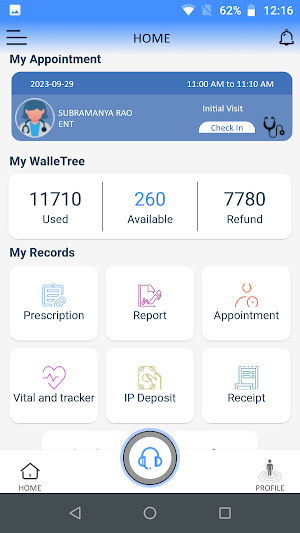 Sri Shankara Patient Portal Screenshot 1