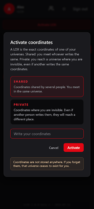 ULOX — Encrypted Universes Screenshot 2