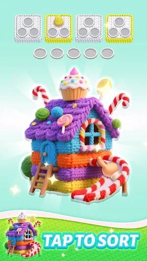 Yarn Block Mania: Sort Puzzle Screenshot 2
