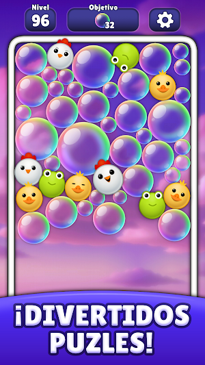 Animal Bubbles: Merge & Match Screenshot 3