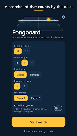 Pongboard: Ping Pong Score Screenshot 0