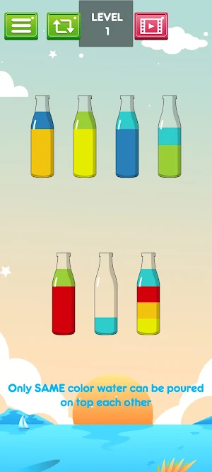 Rompecabezas de Color de Agua Screenshot 3