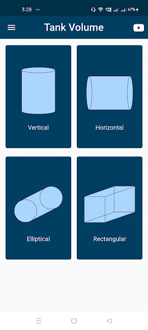 Tank Volume Calculator Screenshot 0