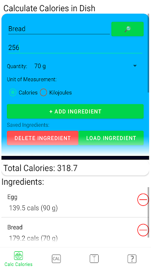 DishCal 2 Screenshot 0