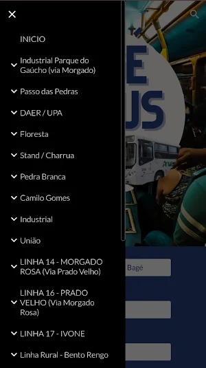 BagéBus "Horário Ônibus Bagé" Screenshot 2