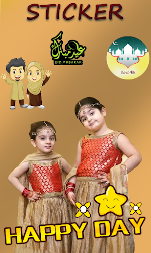 Eid Mubarak Photo Editor 2021 - Eid Stickers Screenshot 1