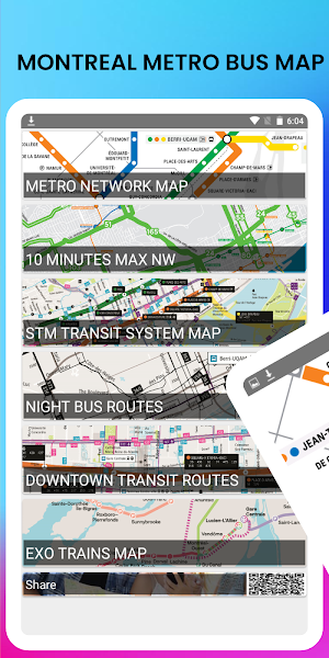 Montreal Subway Map Screenshot 0